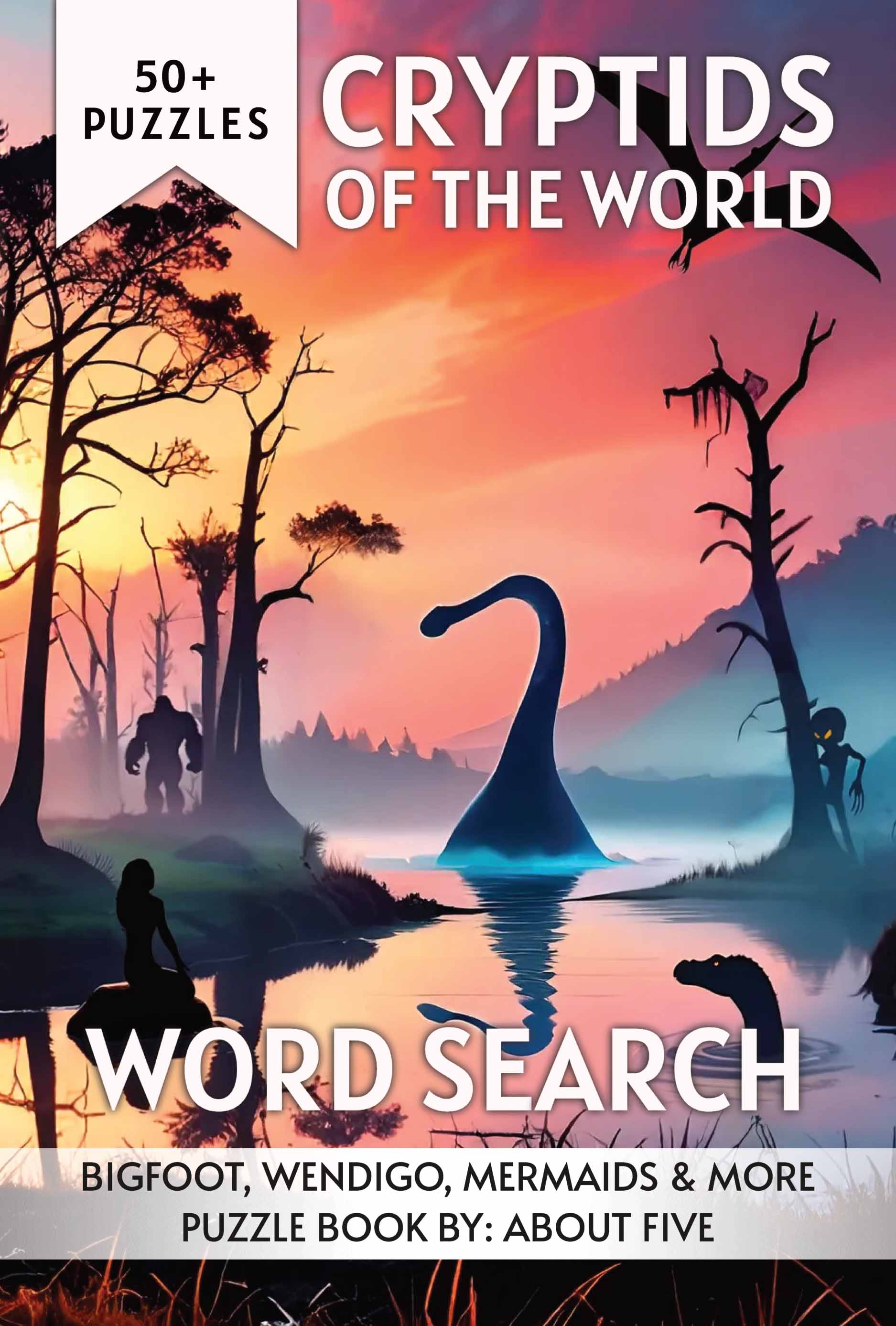 cryptids word search book cover