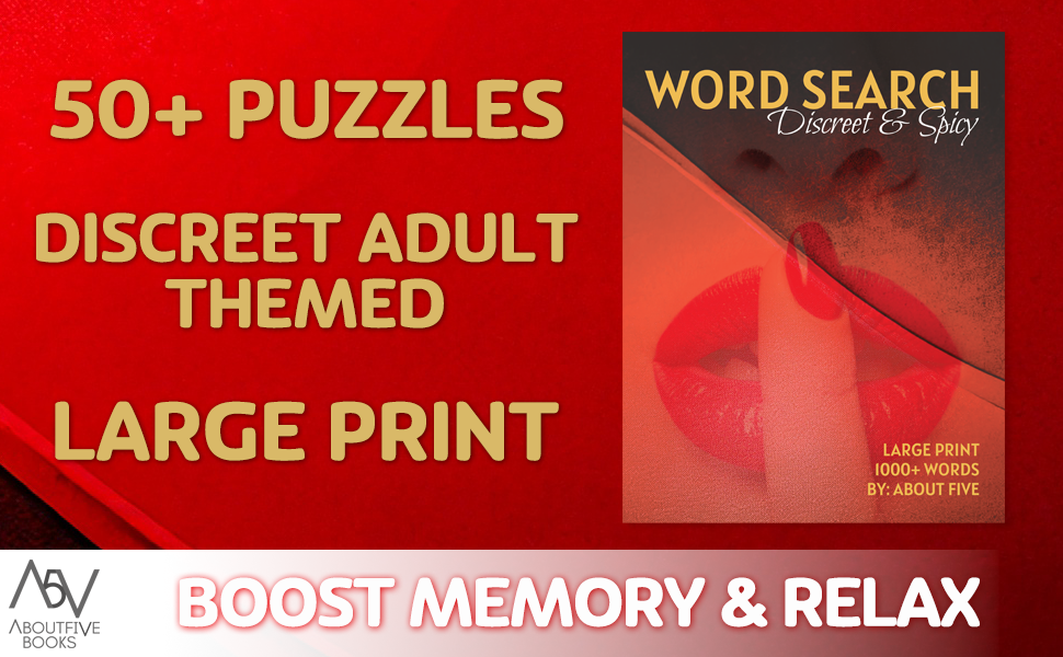 discreet dirty word search 50+ word search puzzles in this wordfinder puzzle book boost memory and relax with this romance word search