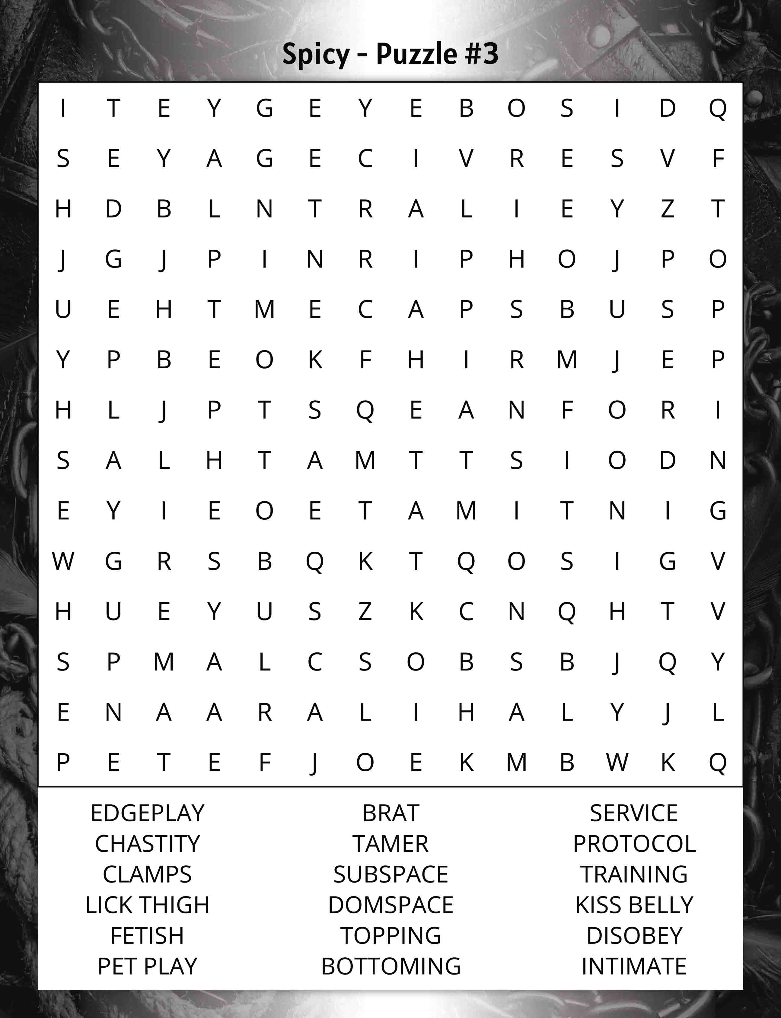 about five large print discreet and spicy word search puzzle 3