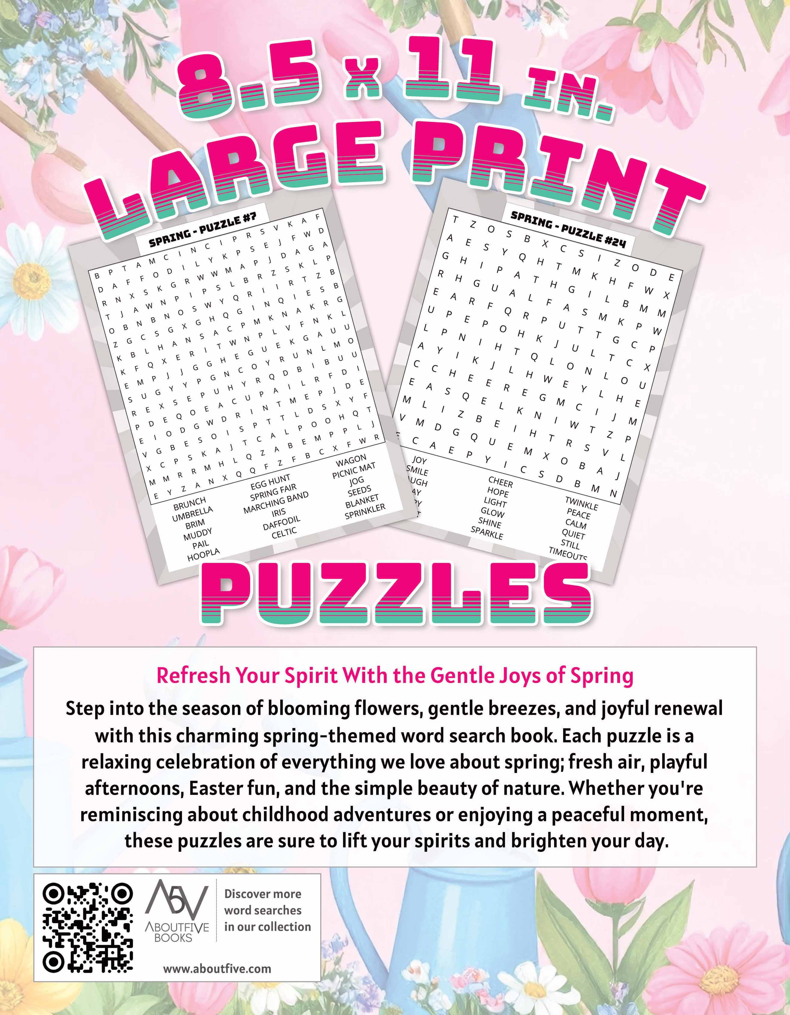 large print spring word search book back cover thumbnail
