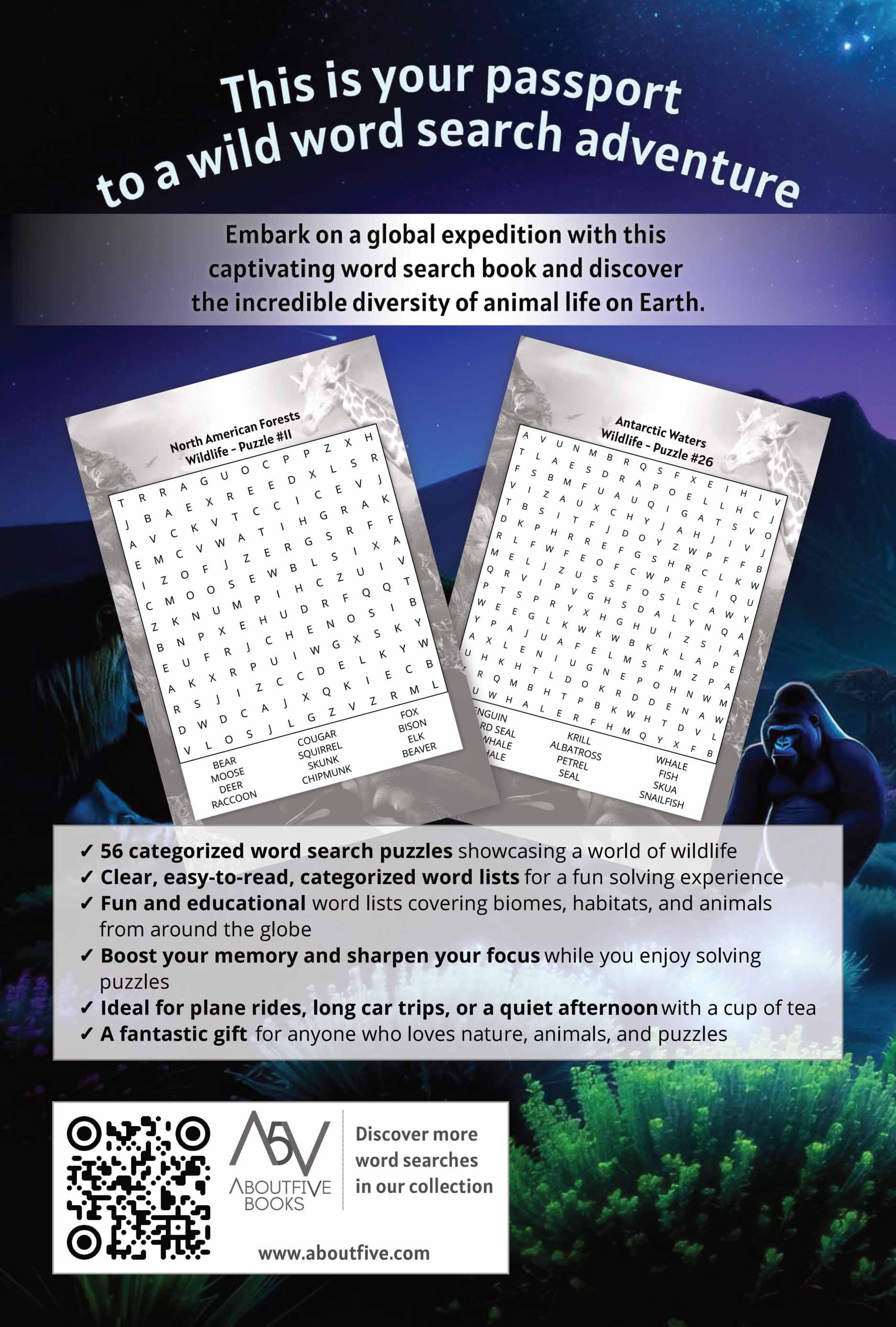 wildlife word search book back cover thumbnail