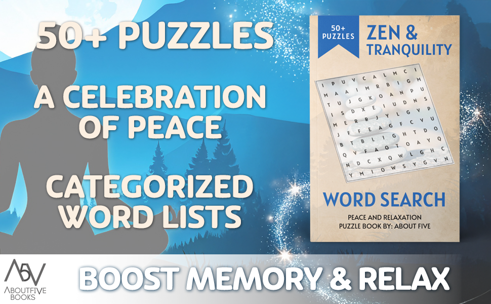 find your zen word search mindfulness gift boost memory and relax with these zen goodies