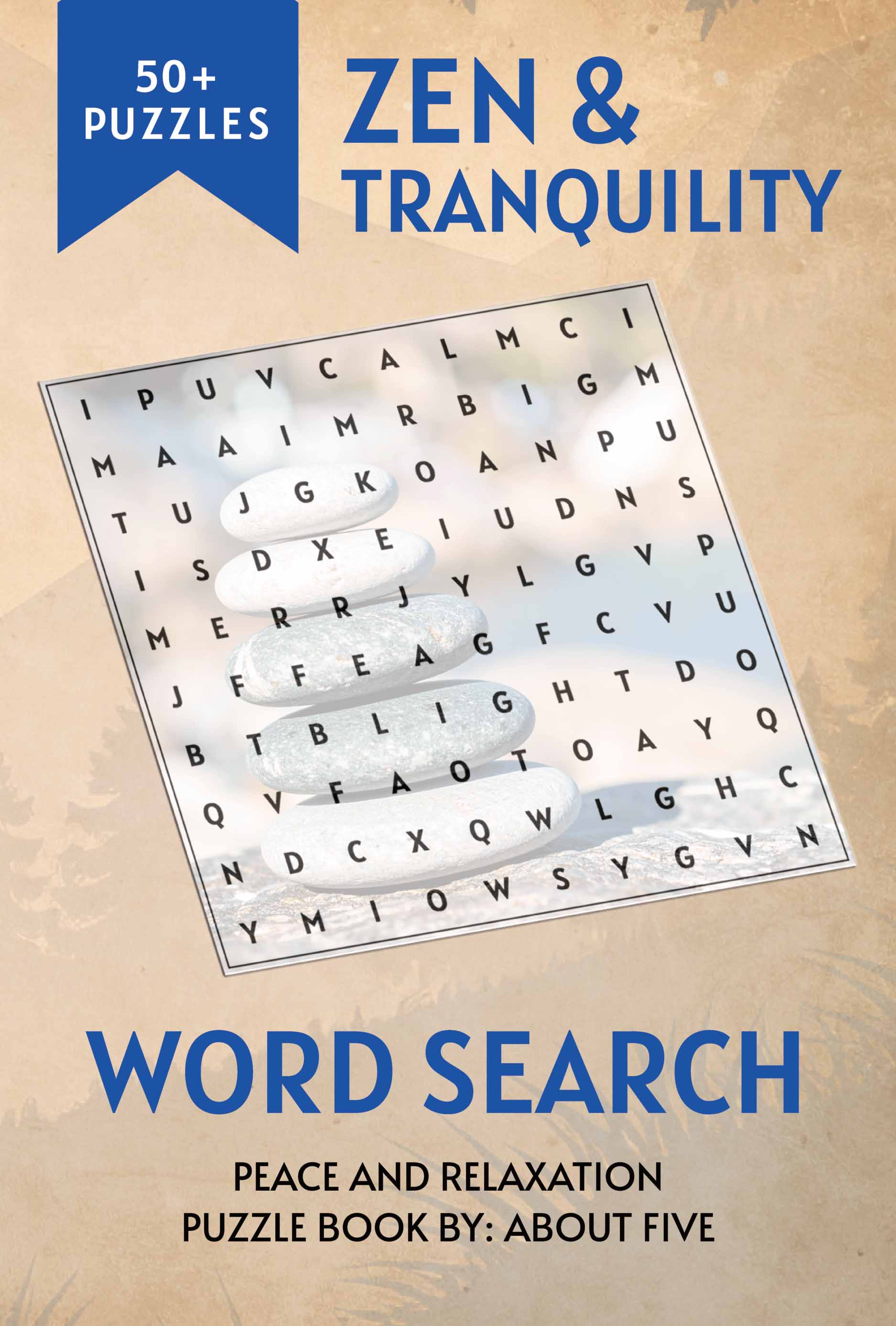 zen and tranquility word search book cover